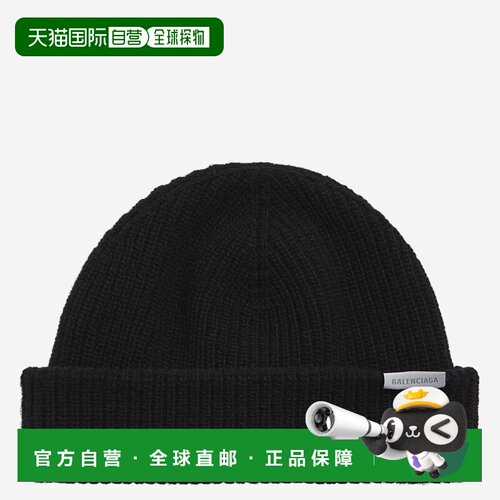 1h可退 BALENCIAGA 男士帽子 A001NH4G6B01000 AW2026 黑色配饰