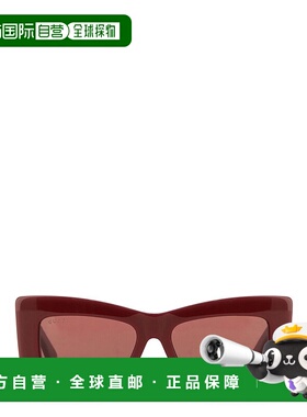 GUCCI 女士眼镜 819535J07406060 古驰红色CO
