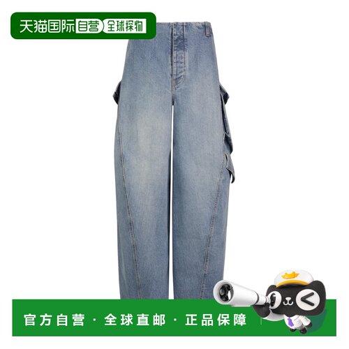 ALAIA 女士牛仔裤 AA9P1400D026DA56直筒裤