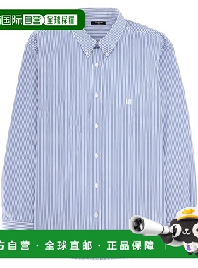 BALMAIN 男士衬衫 GH1HS496CG38SAB SS2026 蓝色