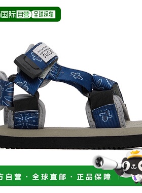 1h可退 潮奢 Suicoke 男童 灰色 & 海军蓝 DEPA-2 儿童凉鞋童鞋童