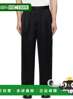 潮奢 Bode 男士 黑色 McNab 长裤 MRF24BT062直筒裤