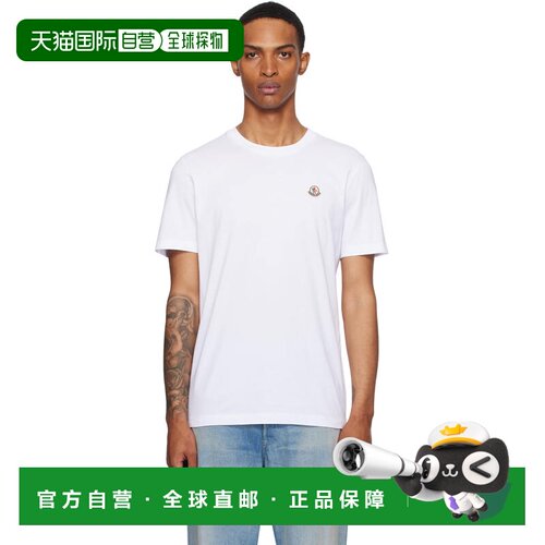 Moncler 盟可睐 男士 三件装多色 Logo Patch Cotton T恤 K20918C