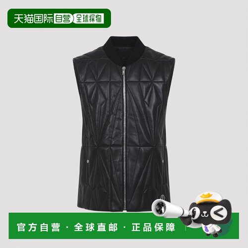 MONCLER 男士夹克 MU01F1A10M8116999 CO 黑色 Geocamo Flight Ve