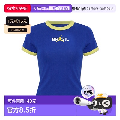 NIKE 女士T恤 IF39260417 SS2026 蓝色 Fitted Short T-Shirt耐克