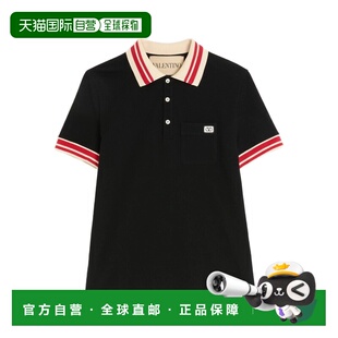 AW2025 VALENTINO 7V3MH01KB190NO POLO衫 黑色 男士