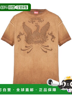 DIESEL 男士T恤 A193730DLBW7FF AW2025 花色 短袖T恤