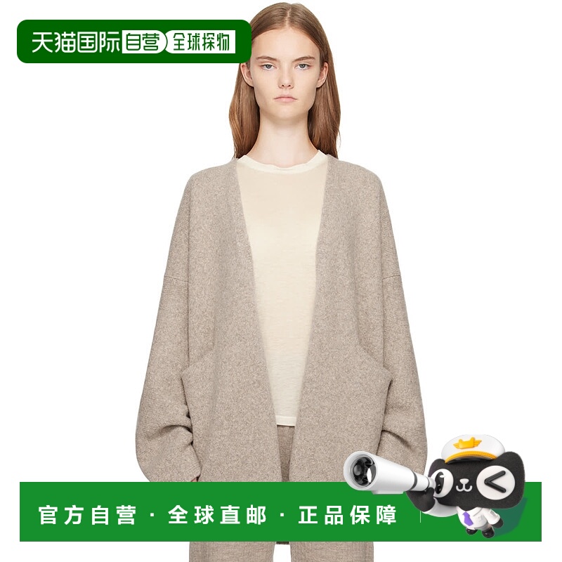 1h可退 潮奢 Lauren Manoogian 女士 驼色 Open 开衫 AW24C2175Y2