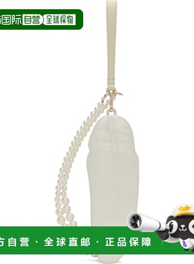 1h可退 潮奢 Simone Rocha 蒙娜 罗莎 女士 灰白色 Feather 单肩