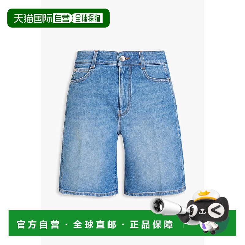 潮奢 Stella Mccartney 斯特拉 麦卡特尼 女士 徽标牛仔短裤 6D00