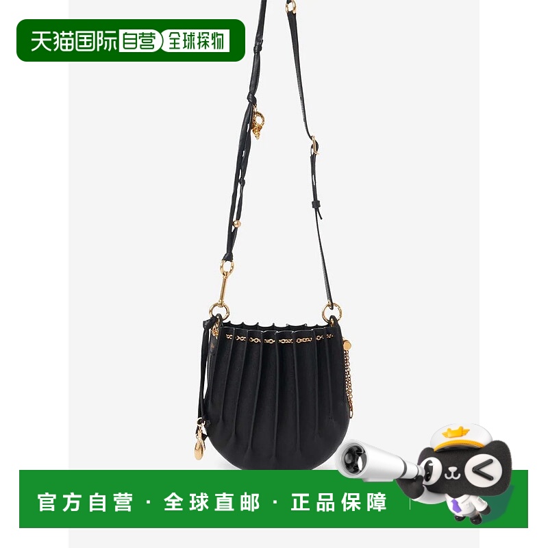 1h可退 CHLOÉ 女士单肩包 CH25US466P01SMOOTHCALFSKIN001BLACK