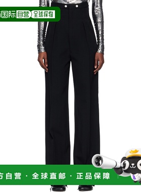 1h可退 潮奢 Maison Margiela 马丁 马吉拉 女士 黑色长裤 S51KA0