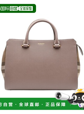 BURBERRY 女士手提包 80844831 SS2025 棕色 Banwell 手提包
