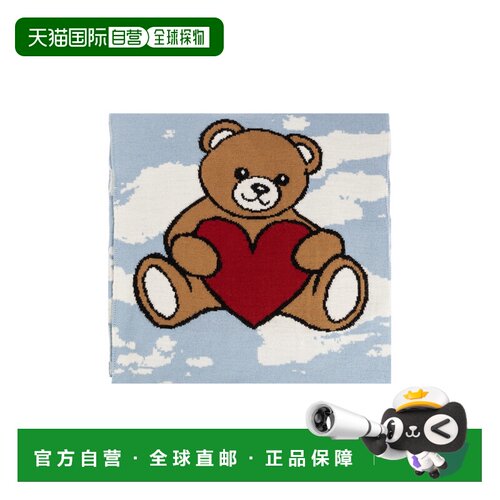 MOSCHINO 男士围巾 30838M3475001 AW2026 灰色 Scarf with a cha