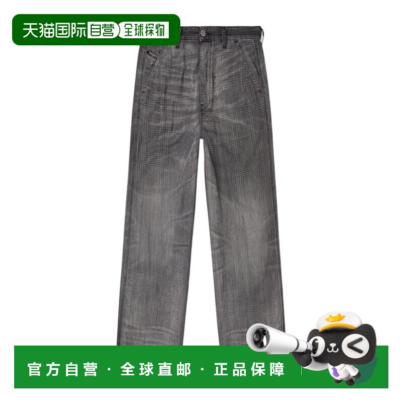 DIESEL 男士牛仔裤 A20265068UJ02 SS2026 灰色 腰带环牛仔裤