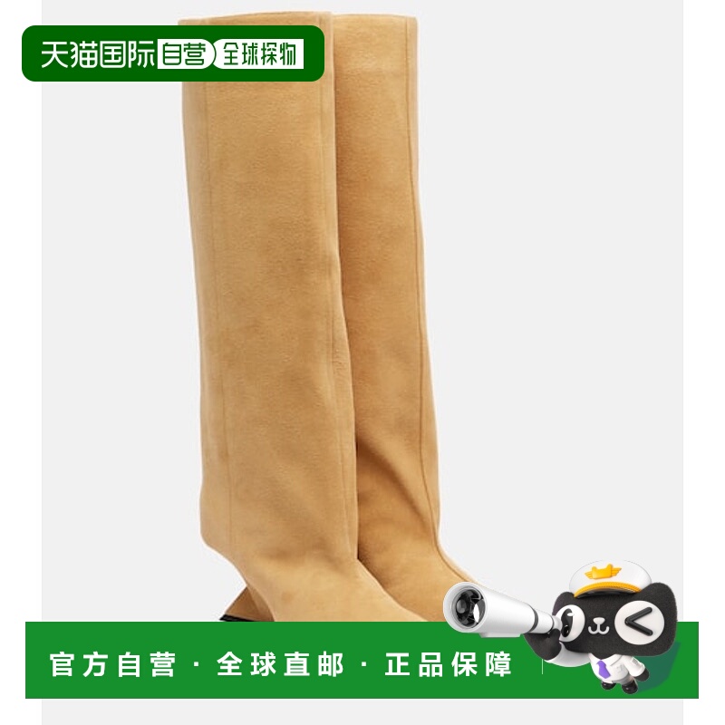 1h可退 潮奢 The Attico 女士 Cheope 105 绒面革及膝靴子