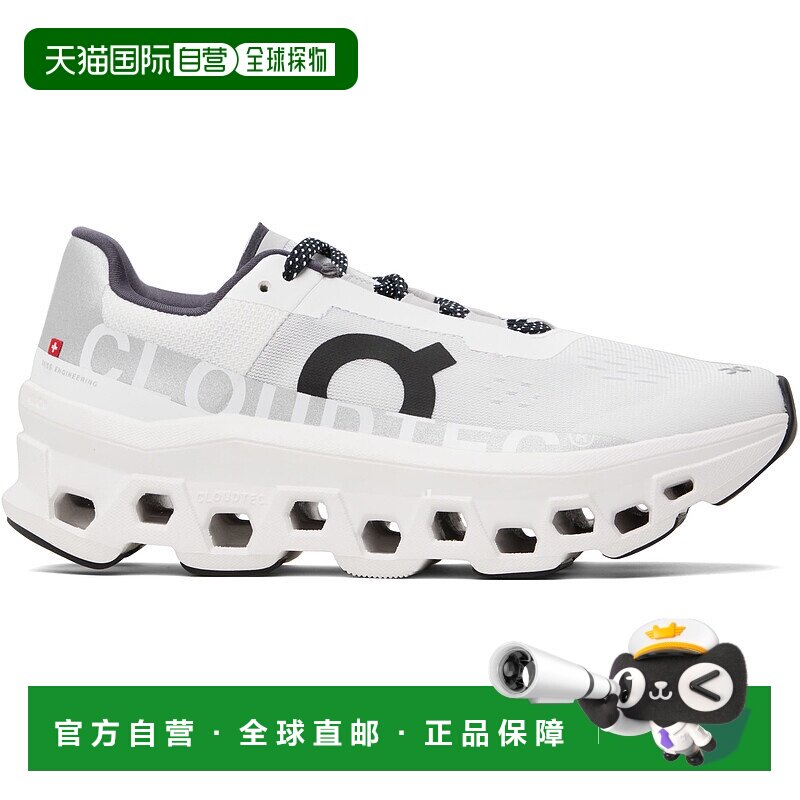 1h可退 潮奢 On 女士 白色 Cloudmonster 运动鞋 6198433昂跑