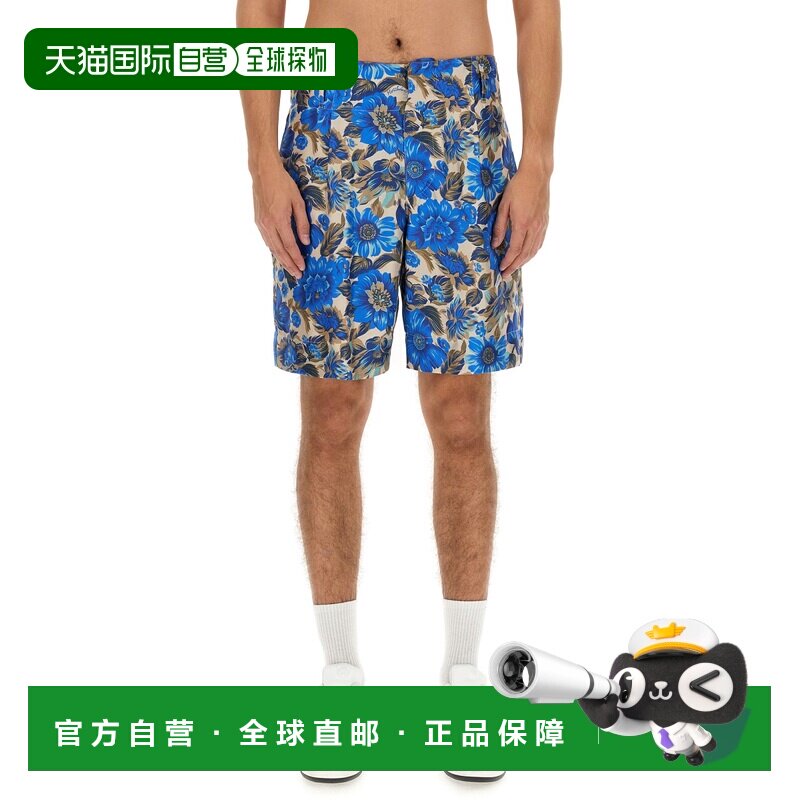MOSCHINO 男士短裤 036420571365 SS2024 蓝色图片