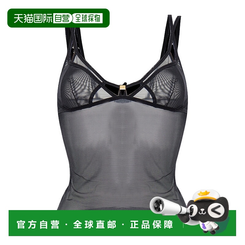 1h可退 DSQUARED2 女士内衣 D8D895910001 SS2025 黑色 透明上衣