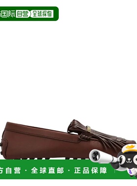 TOD'S 女士芭蕾乐福鞋 XXW22L0JQ40UQV202 AW2025棕色一脚蹬