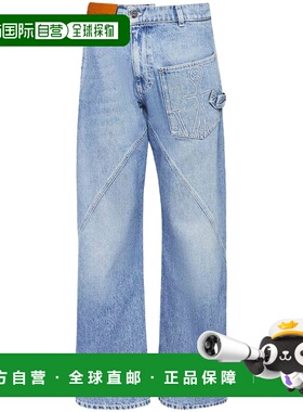 J.W. ANDERSON 女士牛仔裤 DT0102PG1735804 CO 蓝色直筒裤