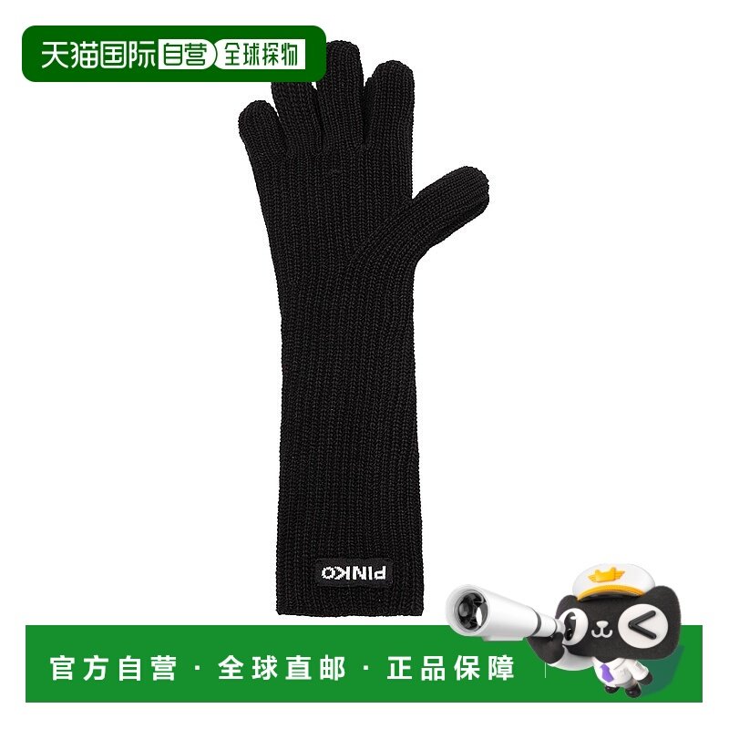 PINKO 女士手套 1059972Z4Z99 AW2025 黑色 `Grecia` Gloves