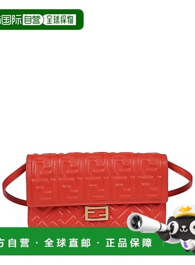 FENDI 女士钱包 8M0498AAJDF1NPY AW2024 红色斜挎包