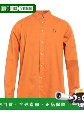 潮奢 Paul Smith 男士 纯色衬衫 orange橙色 舒适时尚