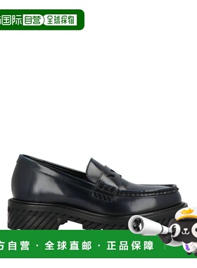 1h可退 潮奢 off-white 女士 乐福鞋 blue蓝色 舒适时尚皮鞋