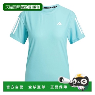 浅蓝色 ADIDAS DONNA JW9672AZZURRO SHIRT OWN 女士户外T恤