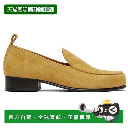 1h可退 潮奢 BY FAR 女士 驼色 Alfred 乐福鞋 MWFFC023KL007BR05