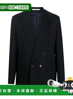 VALENTINO 男士夹克 SS2023蓝色外套  VCEE058HU598598