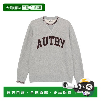 AUTRY 男士针织衫 SWPMU4HQ AW2025 灰色 长袖卫衣