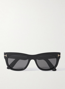 潮奢 Tom Ford 汤姆 福特 男士 Marshall 矩形框醋纤太阳眼镜 FT1