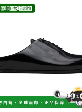 1h可退 潮奢 Jacquemus 男士 黑色 Les Mules Derbie 穆勒鞋 25HF