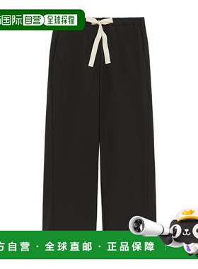 MAX MARA 女士休闲裤 9131015306043 SS2025 黑色 抽绳休闲裤