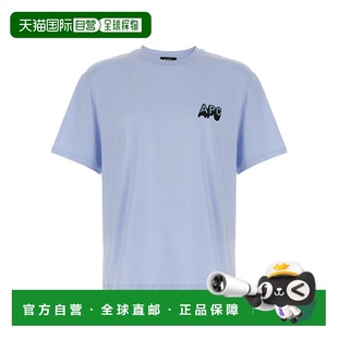 A.P.C. AW2025 男士 COHBMH26535IAT 浅蓝色 T恤 1h可退