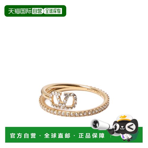VALENTINO 女士戒指 5W2J0X02YCWMH5 CO 黄色 VLOGO SIGNATURE戒