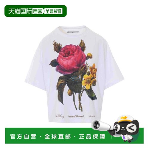 VIVIENNE WESTWOOD 女士T恤 3G010055J00B9A401WHITE