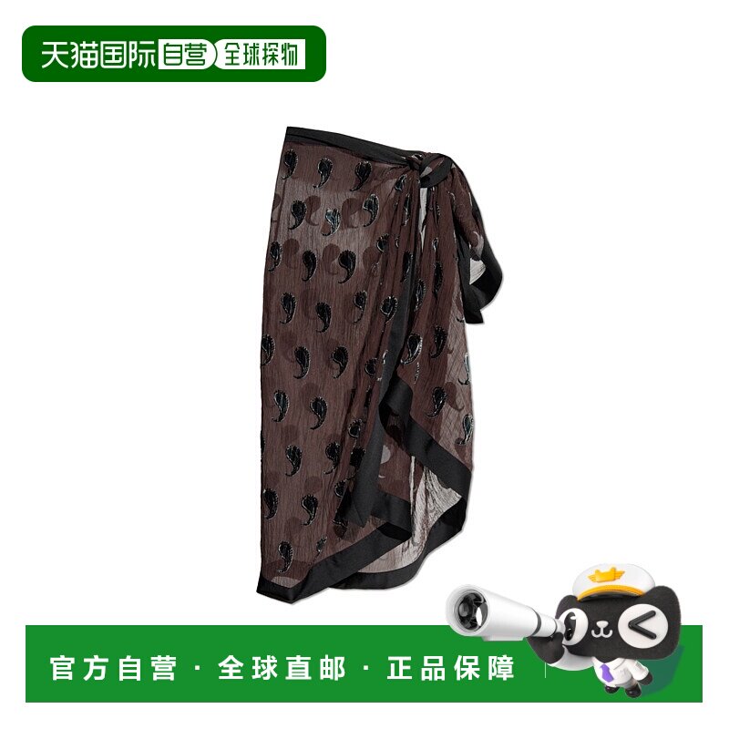 TORY BURCH 女士泳装 1752840210 SS2026 棕色 Wrap-tie skirt