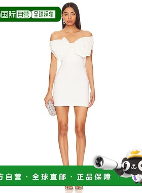 1h可退 潮奢 Bardot 女士 迷你蝴蝶结连衣裙 54327DB2