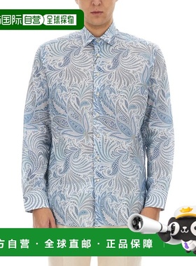 1h可退 潮奢 Etro 艾特罗 男士 佩斯利图案衬衫 MRIB000199SA5F1