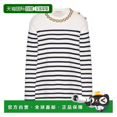 VALENTINO 女士针织毛衣 5B3KC58C8PC671 AW2024 白色