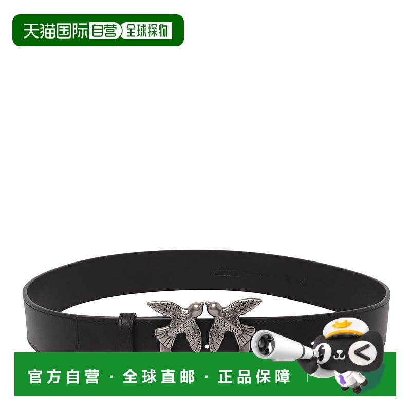 PINKO 女士腰带 100120A0F1Z99O AW2023 黑色 'Love berry' belt