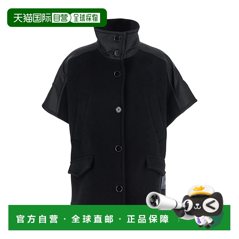 PINKO 女士外套 105790A2SLZ99 AW2025 黑色 Carbonara Cappa Pan