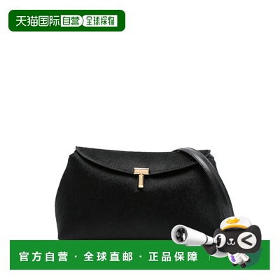 1h可退 TOTEME 女士斜挎包 251WAL944LE0112001 CO 黑色 T-Lock单