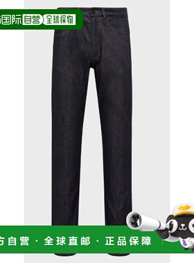 MONCLER 男士牛仔裤 2A00039598X176C AW2025 黑色 Wool trousers