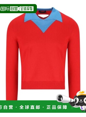 PRADA 男士针织衫 UMB99516HAF0DXR SS2025 红色