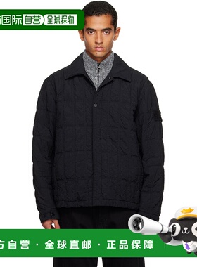 1h可退 潮奢 Stone Island 石头岛 男士 黑色 4100099 Nylon Smer