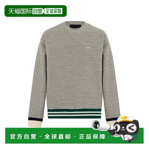 PRADA 男士卫衣 UJL17DSOOO19CJF0031 SS2026 灰色